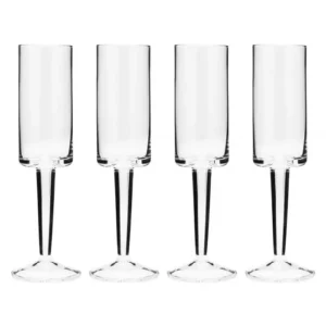 CHAMPAGNE FLUTE SET OF 4  Ascend