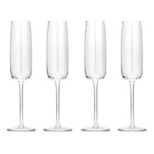 CHAMPAGNE FLUTE SET OF 4  Ripple
