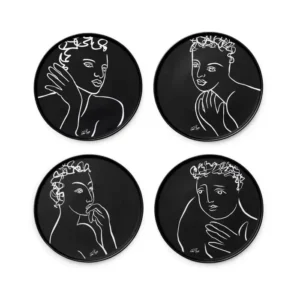 SIDE PLATE SET OF 4  Compelling