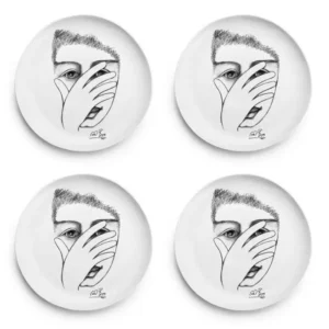 SIDE PLATE SET OF 4  Hidden Charms