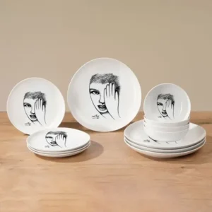 DINNERWARE 12pc SET  Eye For Detail