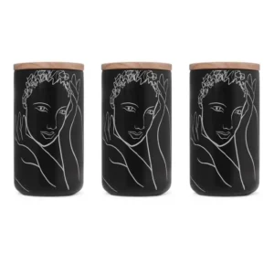 CANISTER LARGE SET OF 3  Full of Grace