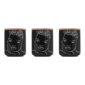 CANISTER SMALL SET OF 3 Knowing