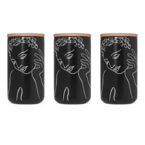 CANISTER LARGE SET OF 3  Reminisce