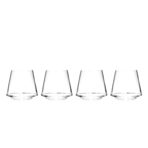 STEMLESS GLASS SET OF 4  Edge