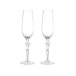 CHAMPAGNE FLUTE SET OF 2  Connoisseur