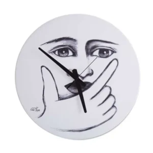 WALL CLOCK LARGE wait a second