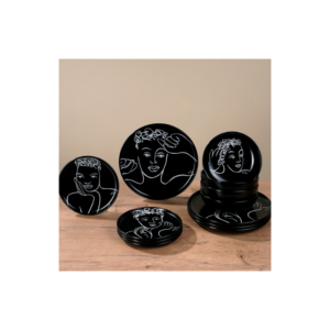 DINNERWARE 12pc SET  Sketchbook Black