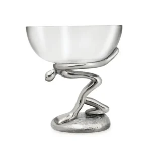 GLASS BOWL AND STAND  Atlas